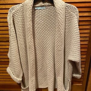 Maurice's open cardigan